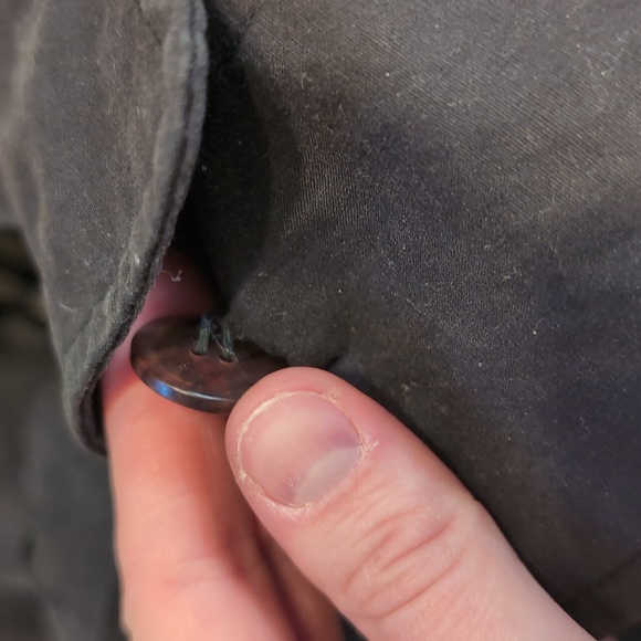 Vintage Blueberry's Women's Button Trench Coat - Picture 10 of 15